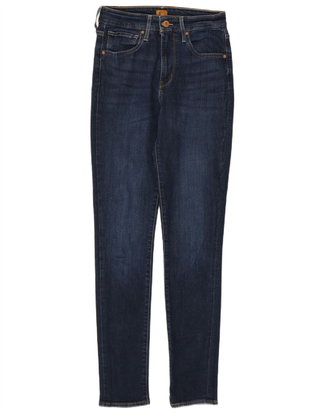 LEVI'S Womens Skinny Jeans W26 L30 Blue Cotton