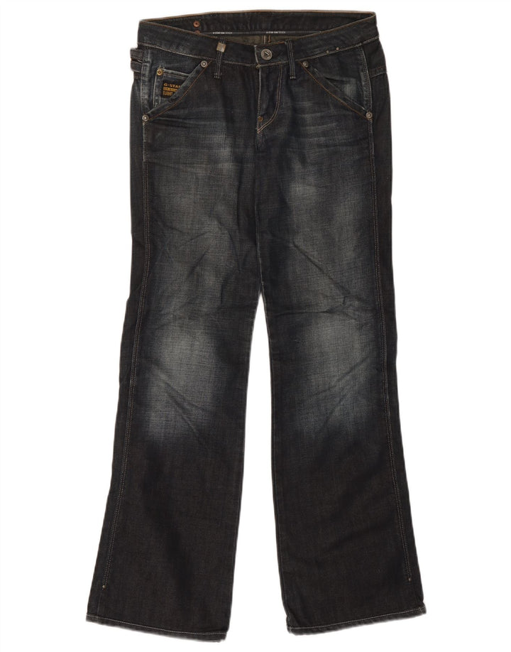G-Star Womens Bootcut Jeans W25 L29 Navy Blue Colourblock Cotton