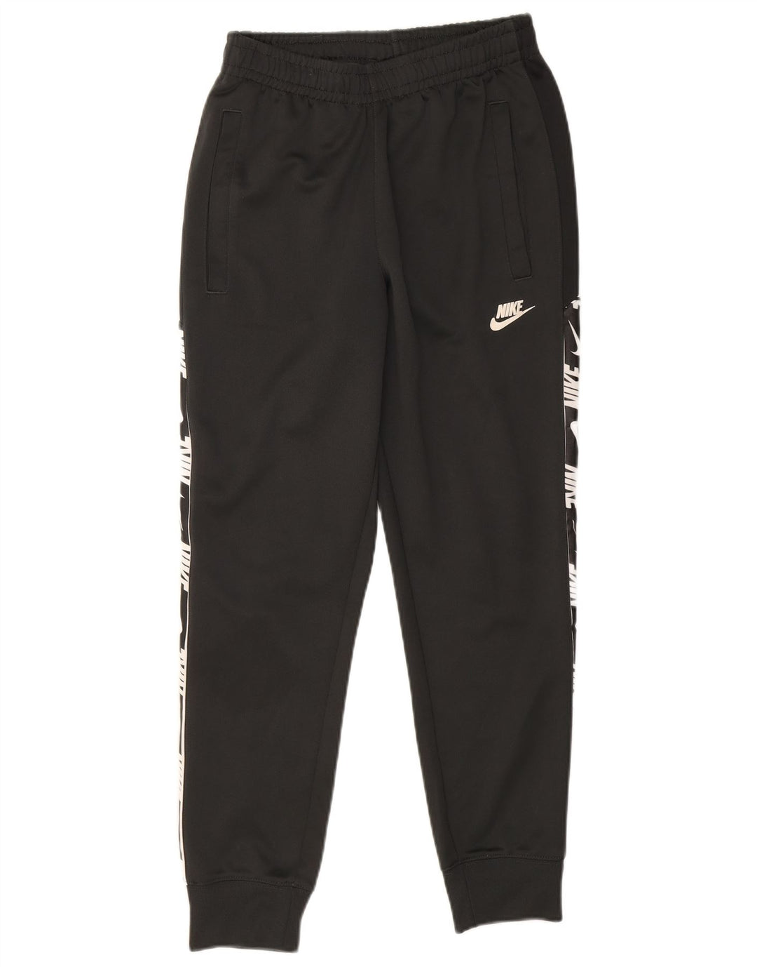 Nike Mens Graphic Tracksuit Trousers Joggers XS  Black Polyester