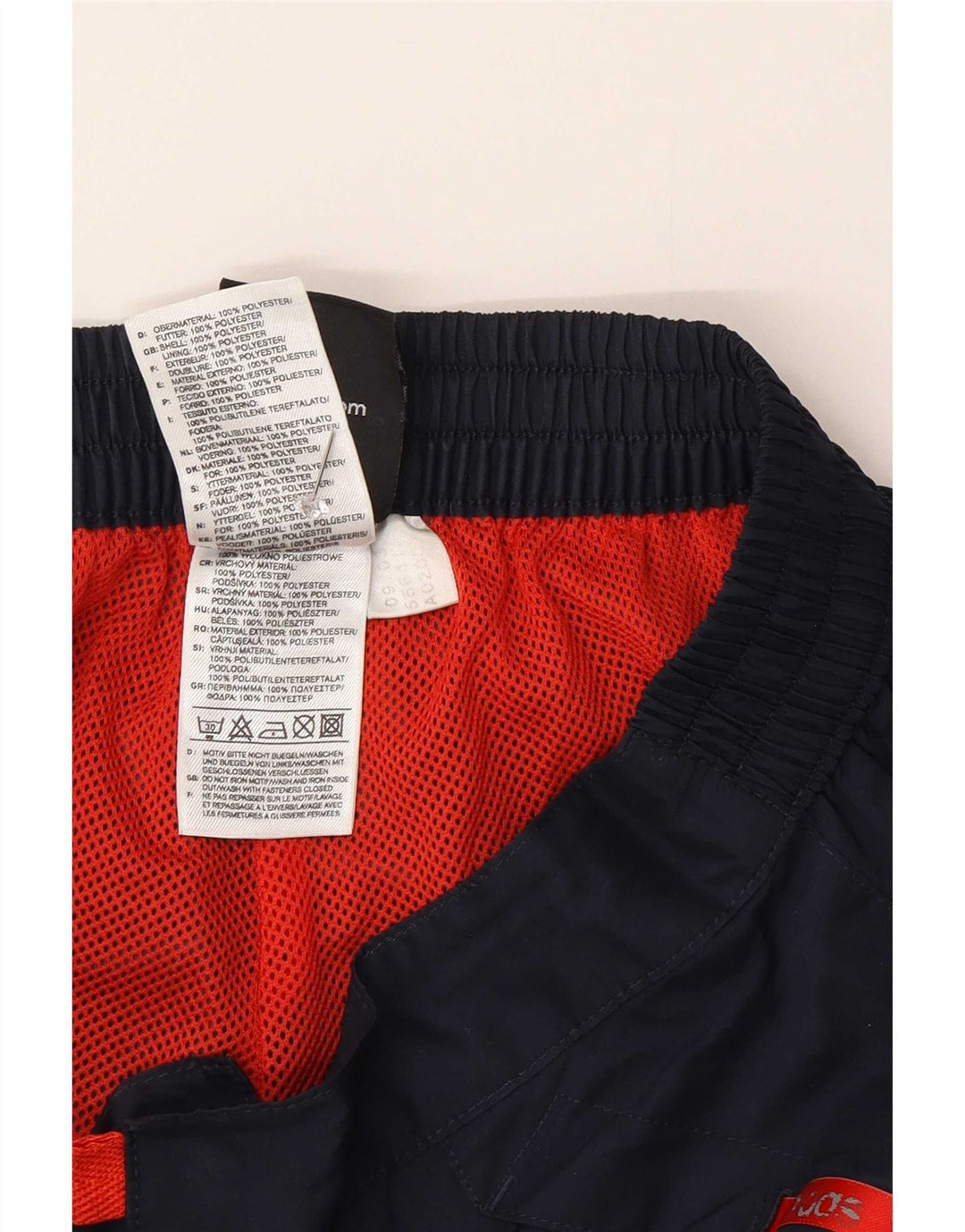 Pantaloni della tuta Adidas Capri da ragazzo 13-14 anni in poliestere blu navy