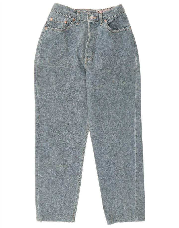 Vintage Womens Tapered Jeans W25 L26 Blue
