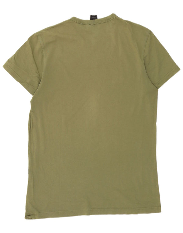 G-Star Homme Graphic T-Shirt Top Large Kaki Coton