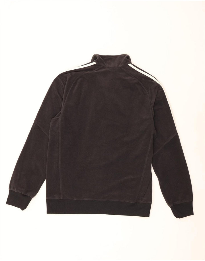 Adidas Fleecejakke til mænd UK 38 Medium Sort Polyester