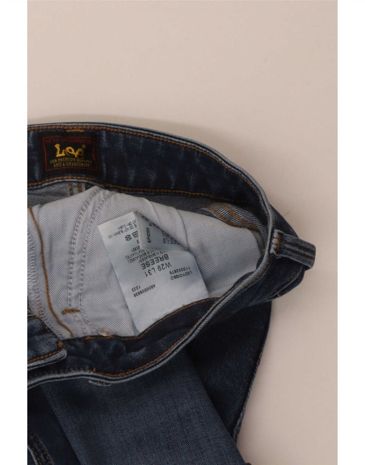 Lee Damen Breese Flared Jeans W29 L31 Blaue Baumwolle