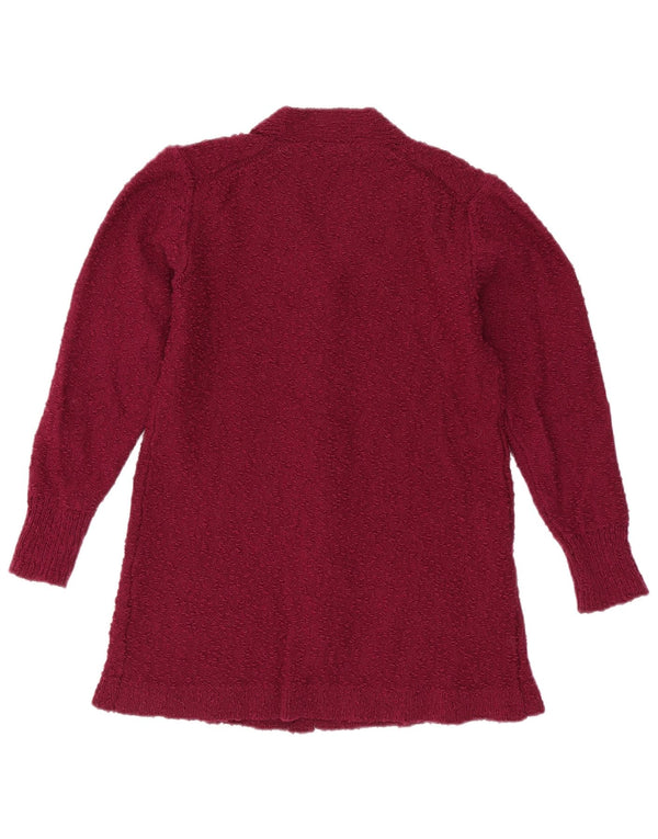 Vintage Girls Cardigan Sweater 6-7 Years Burgundy