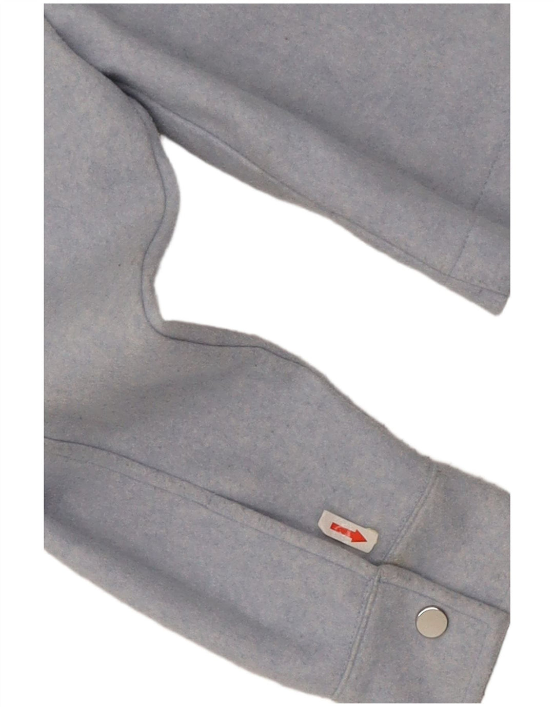 Zara Γυναικείο Crop Bomber Jacket UK 16 Large Blue Polyester