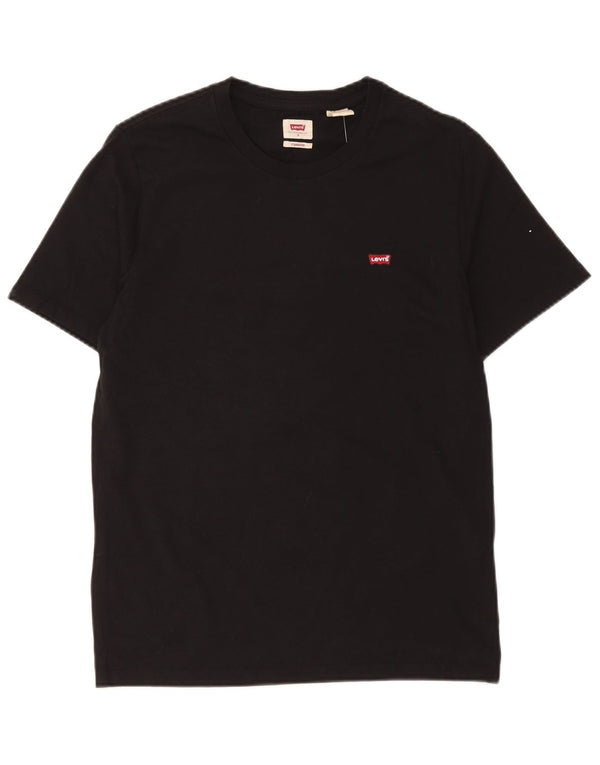 T-shirt męski Levi's o standardowym kroju, mały, czarny, bawełniany