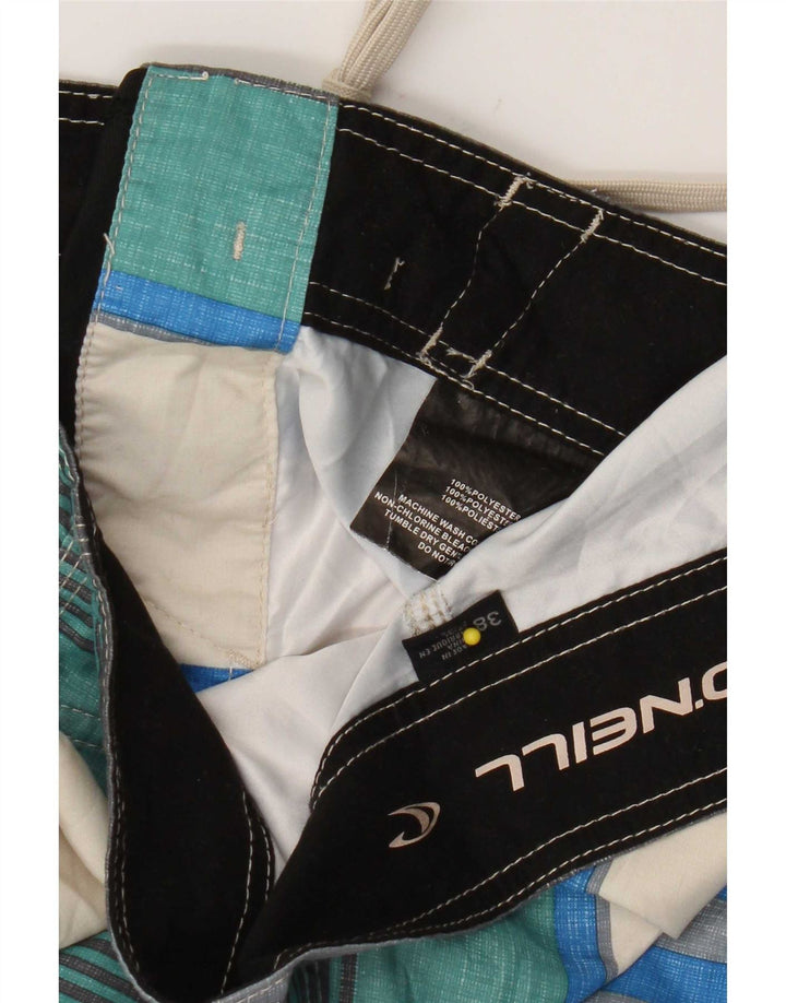 O'Neill Mens Swimming Shorts XL  Multicoloured Striped Polyester