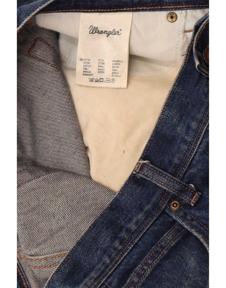 Damskie jeansy Wrangler o regularnym kroju W38 L26, niebieska bawełna