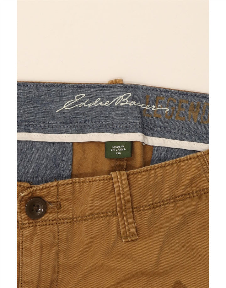 EDDIE BAUER Womens Straight Chino Trousers W34 L34 Brown Cotton Vintage Eddie Bauer and Second-Hand Eddie Bauer from Messina Hembry 