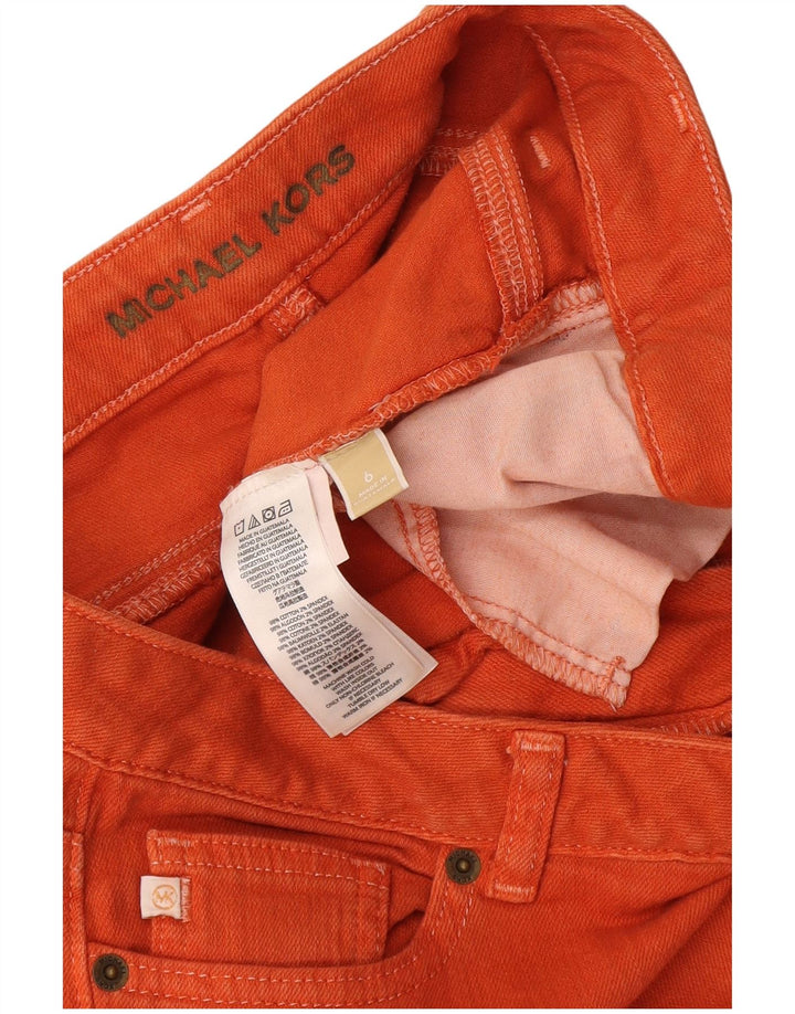 Michael Kors Dame Slim Jeans US 6 Medium W34 L32 Orange Bomuld