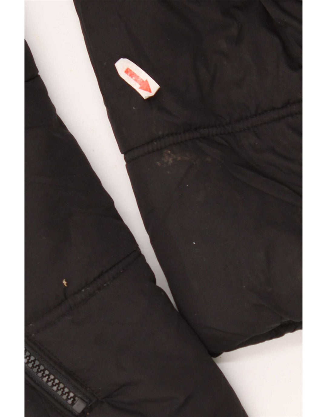 Giacca imbottita con cappuccio da donna Marks & Spencer UK 12 medio poliestere nero