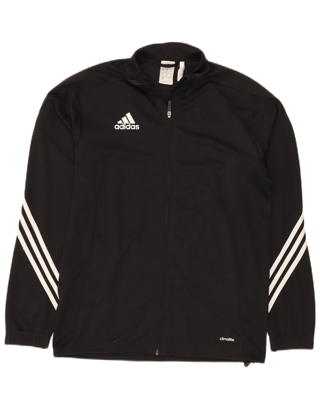 Мужской спортивный костюм ADIDAS Climalite, верхняя куртка, средний черный полиэстер