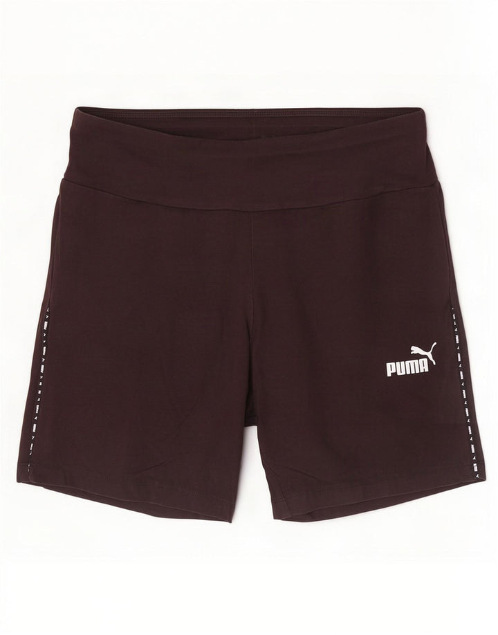 Puma Womens Graphic Sport Shorts UK 14 Large Black
