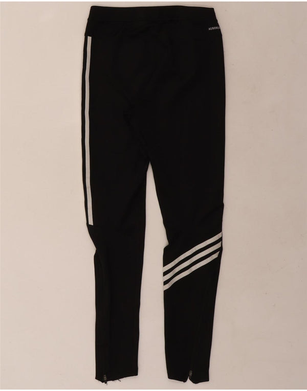 Adidas Damen Aeroready Leggings UK 12 Medium Schwarz Polyester