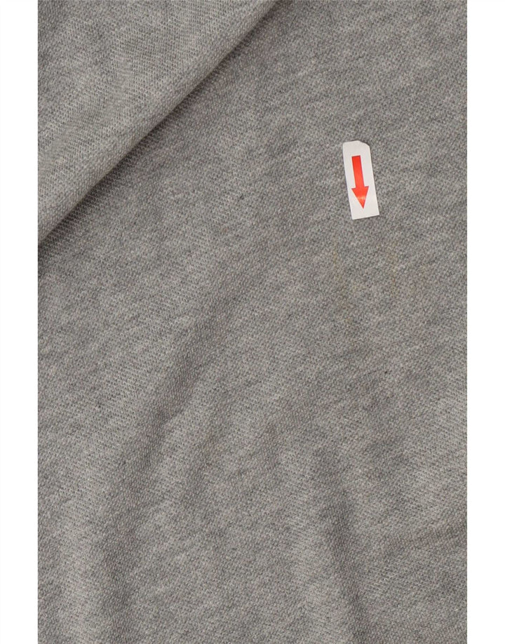 Camisa polo masculina Champion grande listrada cinza