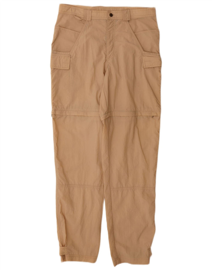 Jack Wolfskin Womens Cargo Windbreaker Trousers Large W32 L33 Beige