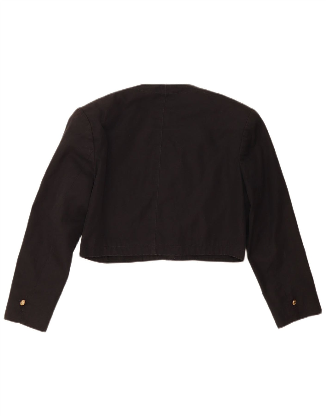 FORENZA Womens Bolero Jacket UK 16 Large Black Cotton