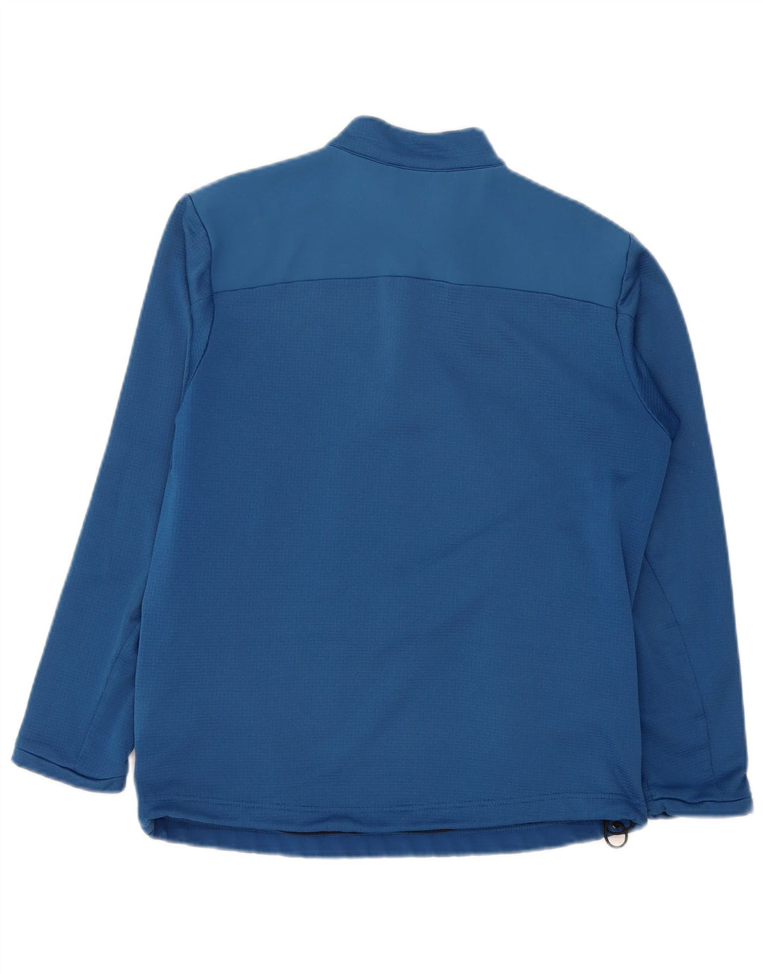 Adidas Herre Climawarm Sweatshirt med lynlås, lille blå polyester