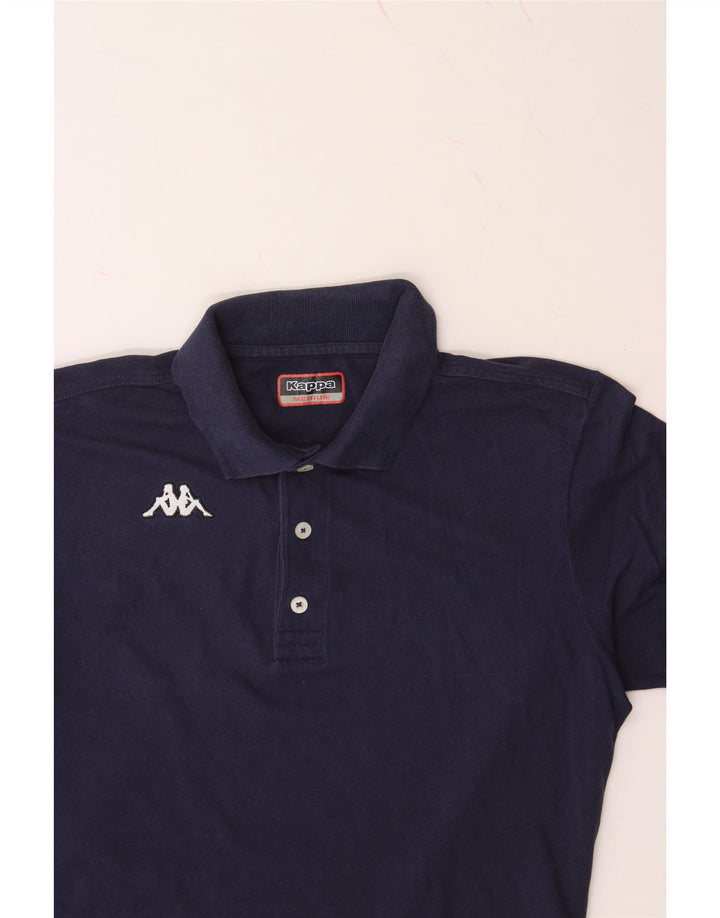 KAPPA Mens Polo Shirt Medium Navy Blue Vintage Kappa and Second-Hand Kappa from Messina Hembry 