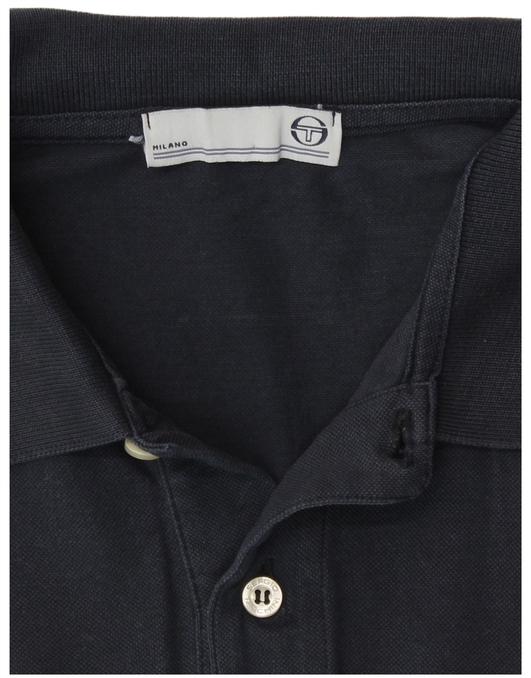 Sergio Tacchini Herren Poloshirt Large Marineblau
