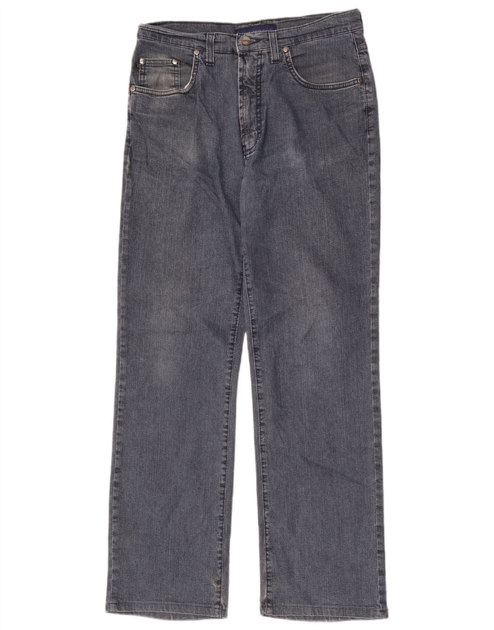 Trussardi Womens Straight Jeans W30 L29 Blue Cotton