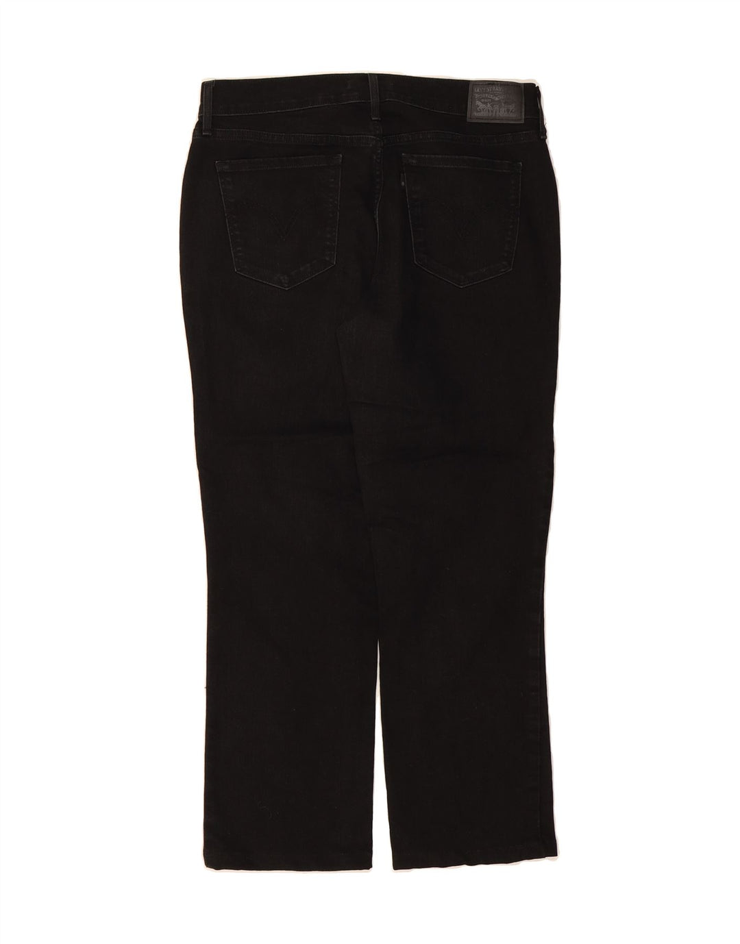 LEVI'S Womens 505 Straight Jeans W29 L26 Black Cotton Vintage Levi's and Second-Hand Levi's from Messina Hembry 