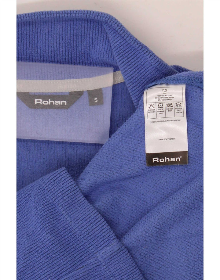 Giacca in pile oversize da donna Rohan UK 10 Small Blu Poliestere