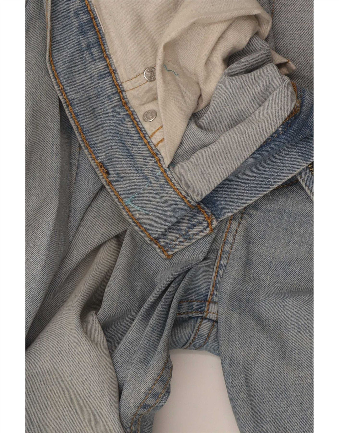 Damskie jeansy Levi's 513 Straight W36 L30 Niebieskie