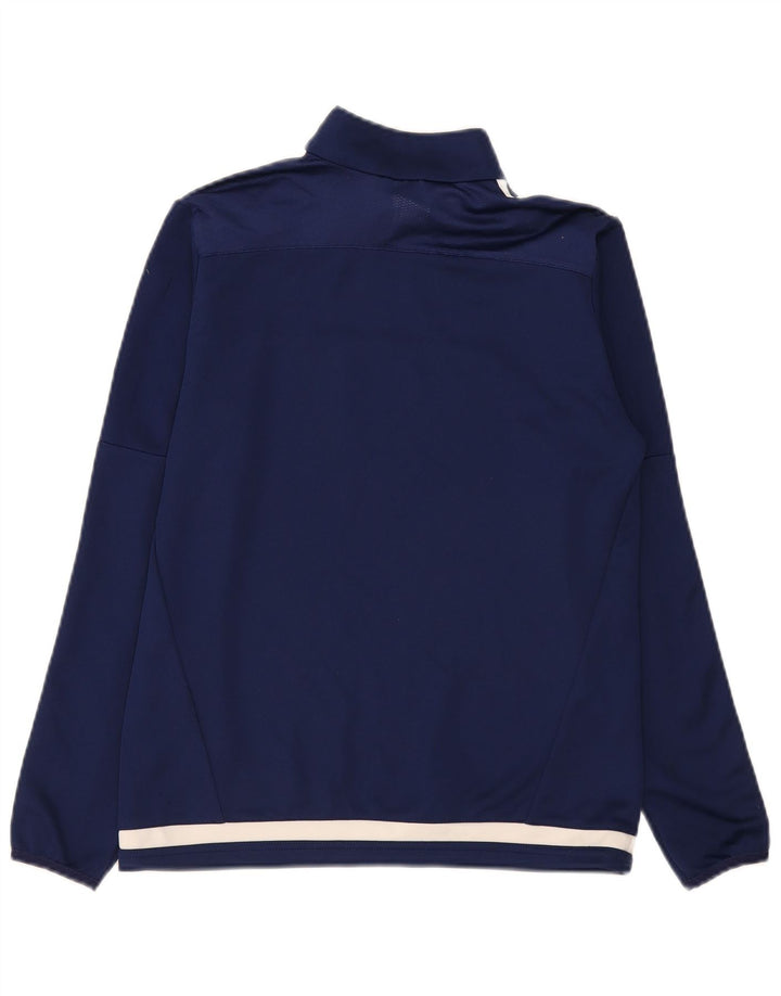 Adidas Boys Climacool Zip Neck Pullover Tracksuit Top 13-14 Years Navy Blue