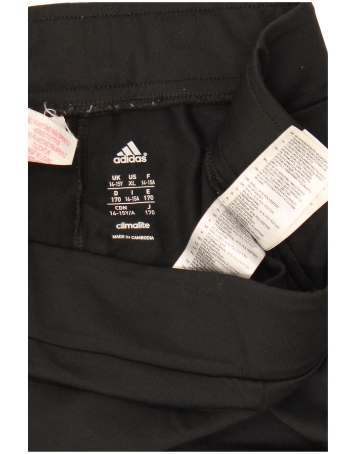 Adidas Girls Climalite Leggings 14-15 Years  Black Polyester