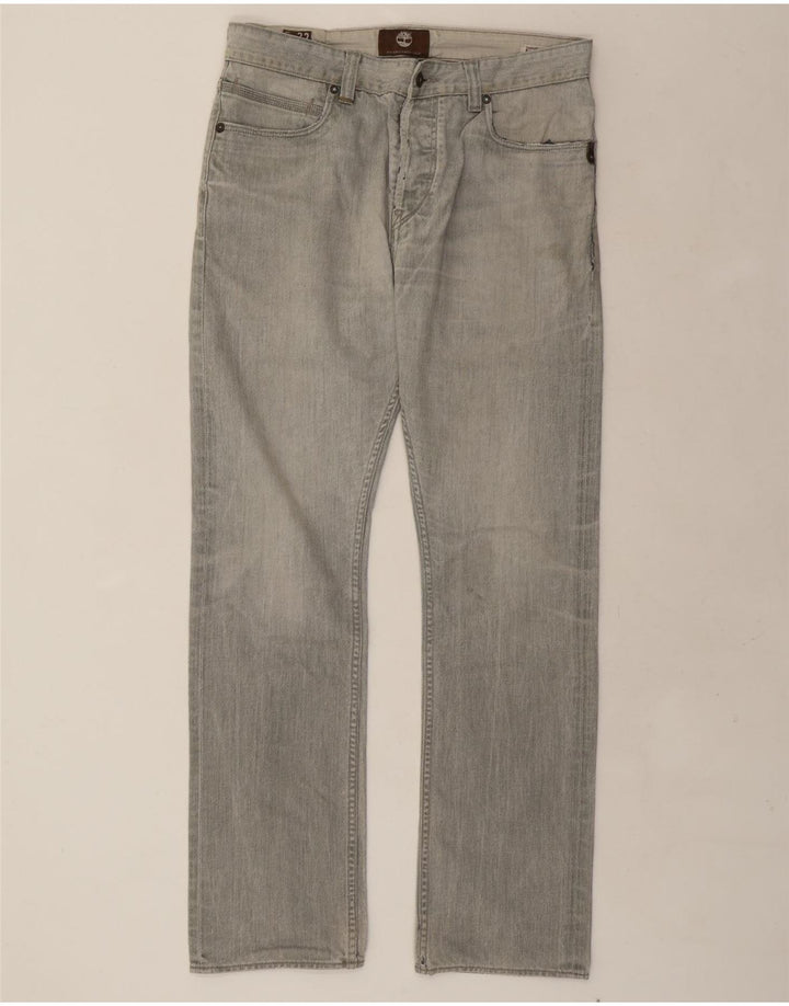 TIMBERLAND Mens Straight Jeans W32 L31 Grey