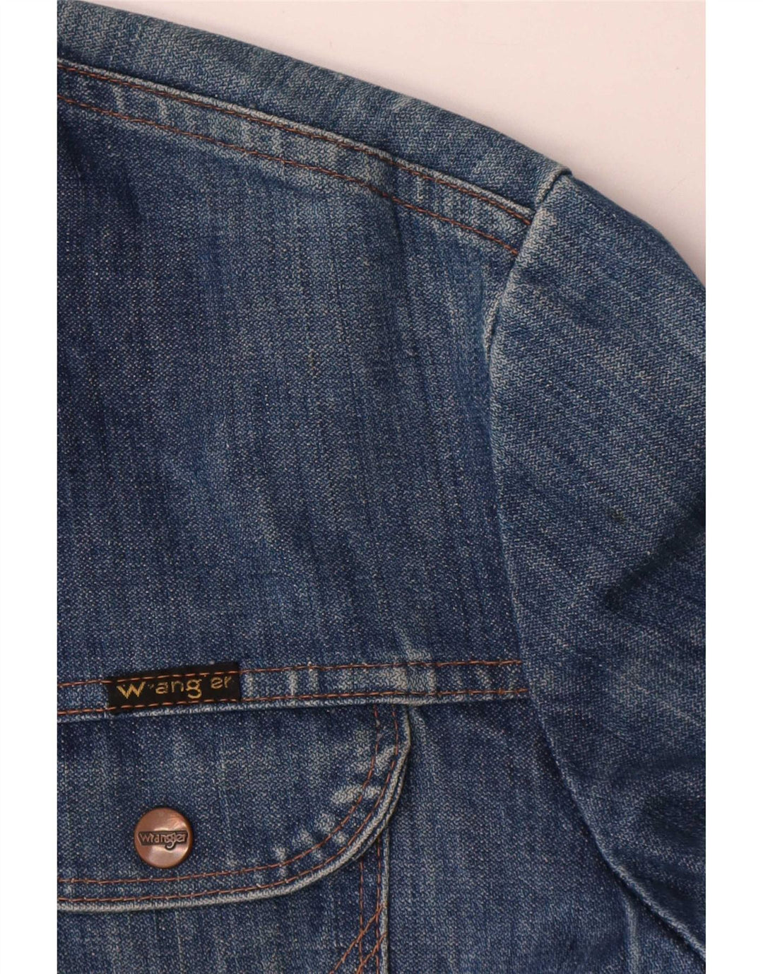 Ανδρικό τζιν μπουφάν Wrangler UK 38 Medium Blue