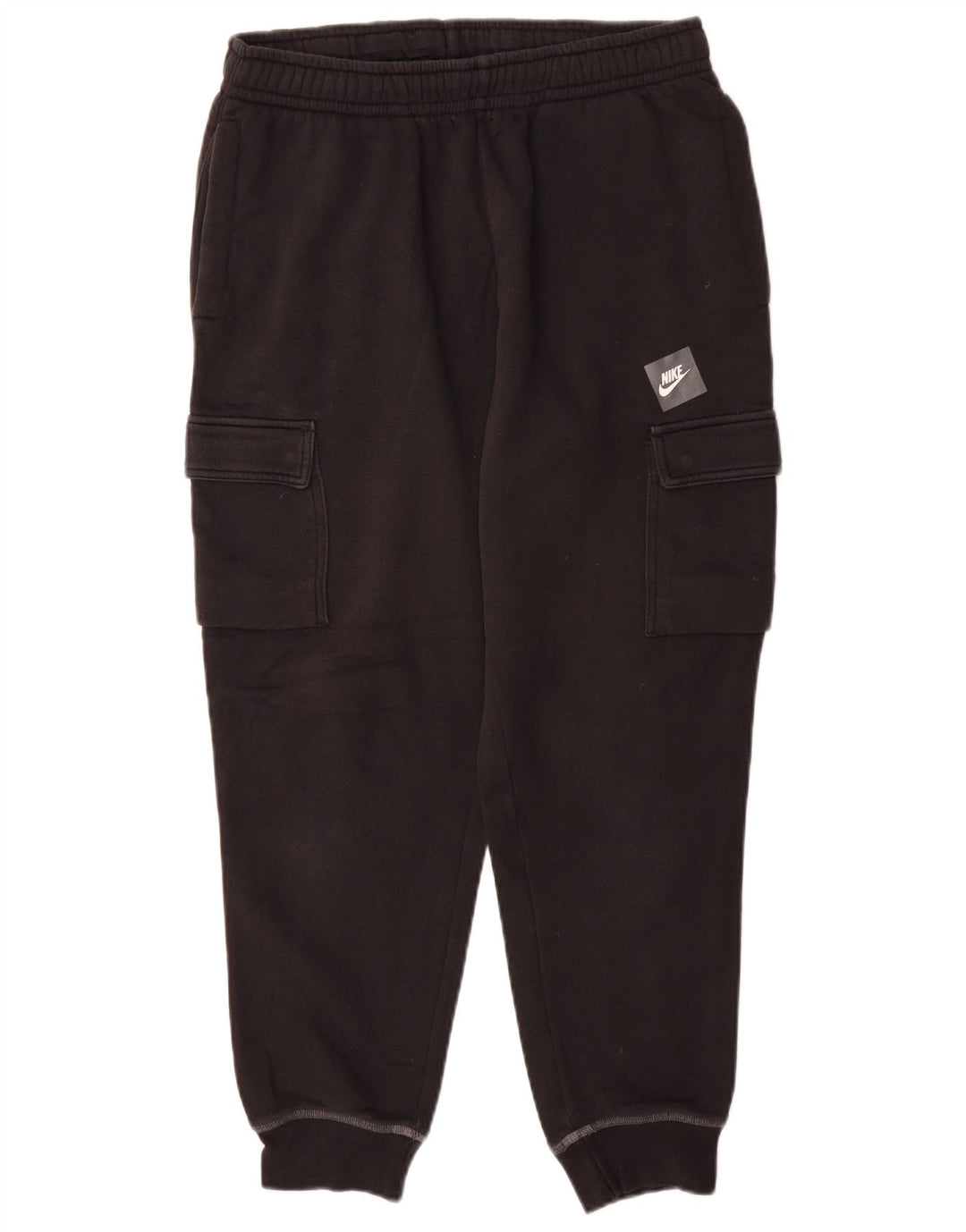 Nike Mens Cargo Graphic Tracksuit Trousers Joggers Medium Black Cotton