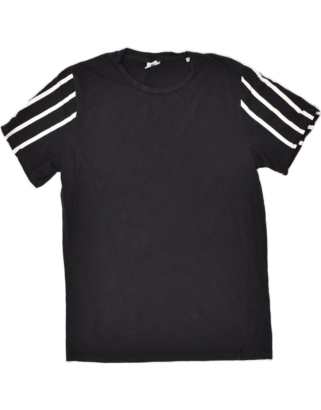 JACK & JONES Mens T-Shirt Top Large Black Cotton | Vintage Jack & Jones | Thrift | Second-Hand Jack & Jones | Used Clothing | Messina Hembry 