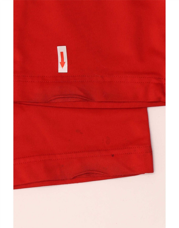 Adidas Mens Tracksuit Trousers Medium Red Polyester