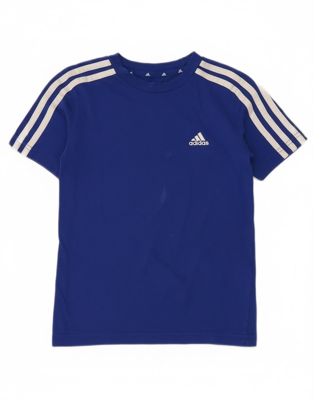 Adidas drenge T-shirt top 7-8 år blå bomuld
