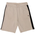 Champion Mens Sport Shorts Large  White Colourblock Cotton