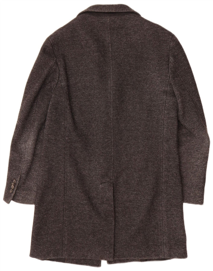 Abrigo Massimo Dutti Hombre EU 48 Gris Medio
