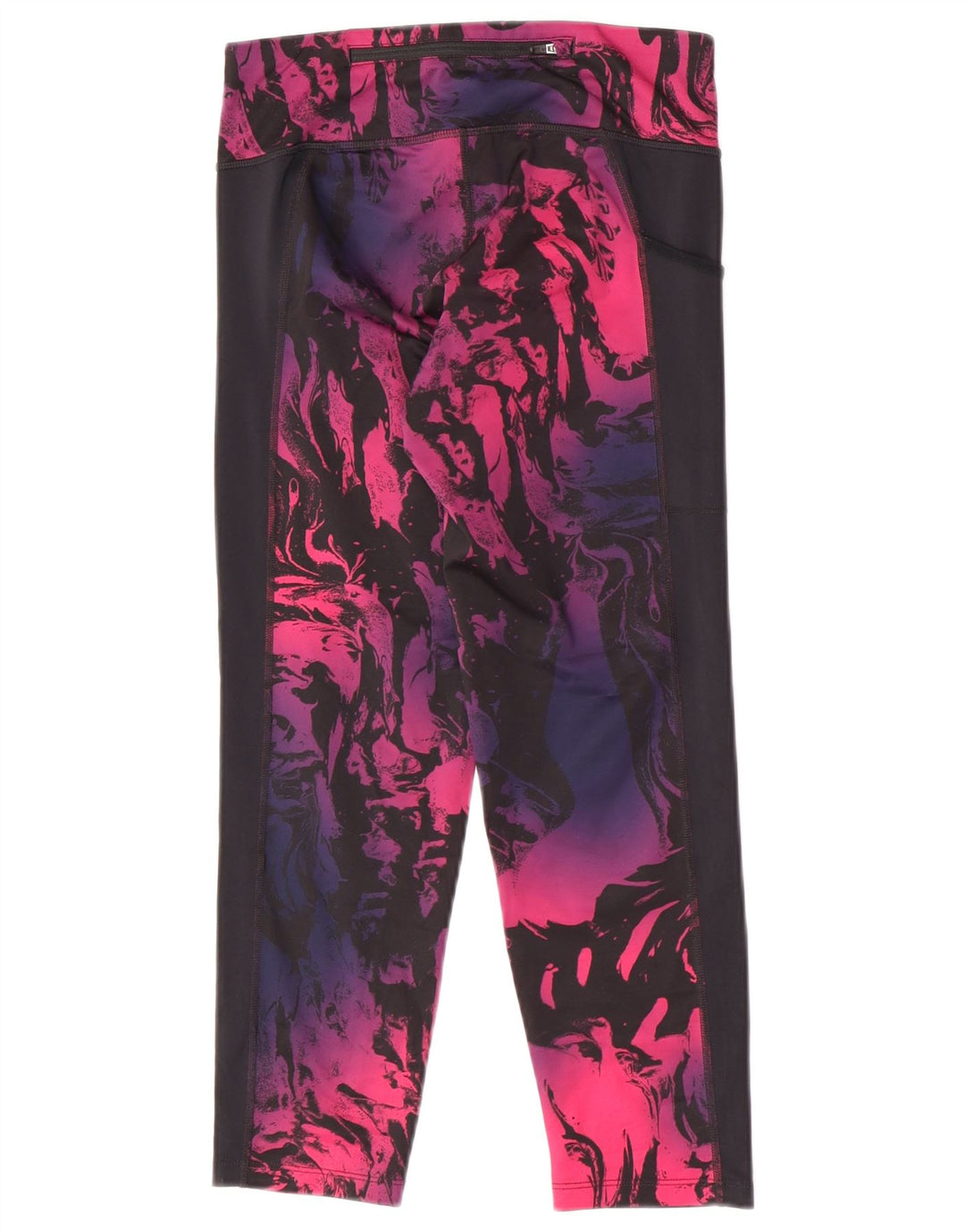 Nike Womens Dri Fit Leggings UK 6 XS  Multicoloured Tie Dye Polyester