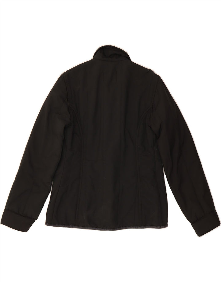 REFRIGIWEAR Womens Bomber Jacket UK 14 Medium Black Vintage Refrigiwear and Second-Hand Refrigiwear from Messina Hembry 