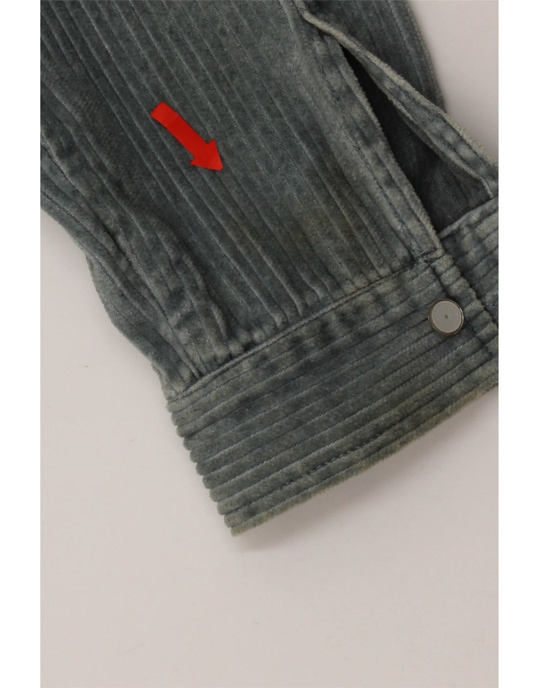 Billabong Mens Corduroy Jacket UK 38 Medium Blue Cotton