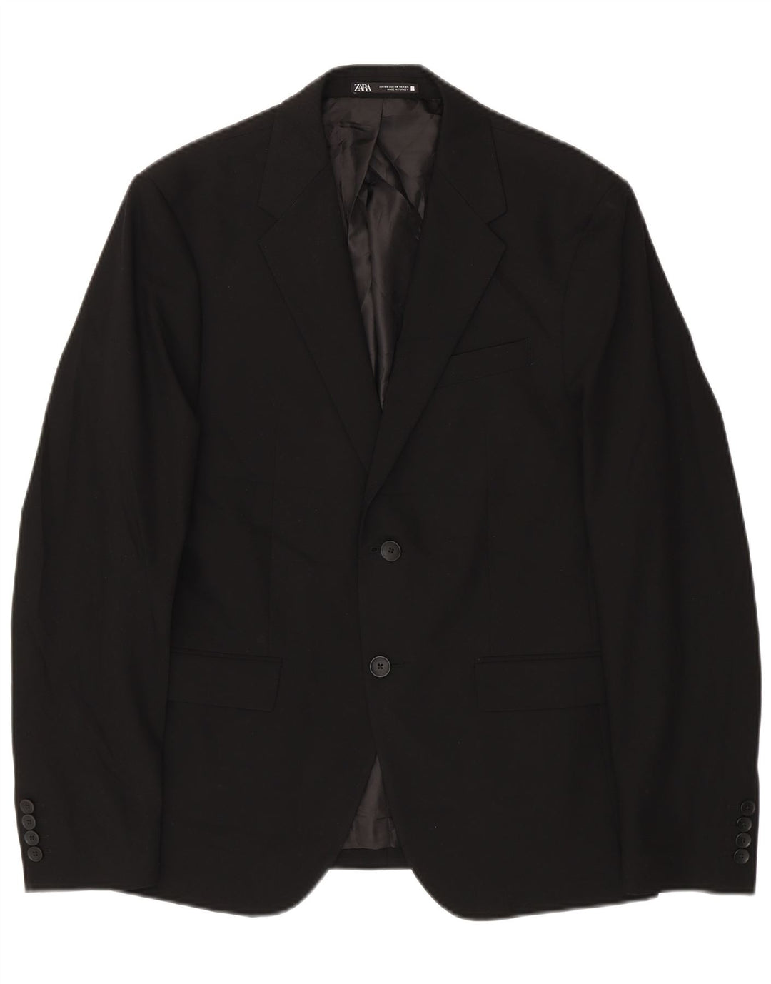 Zara Chaqueta tipo blazer de 2 botones para hombre EU 50 Medium Black