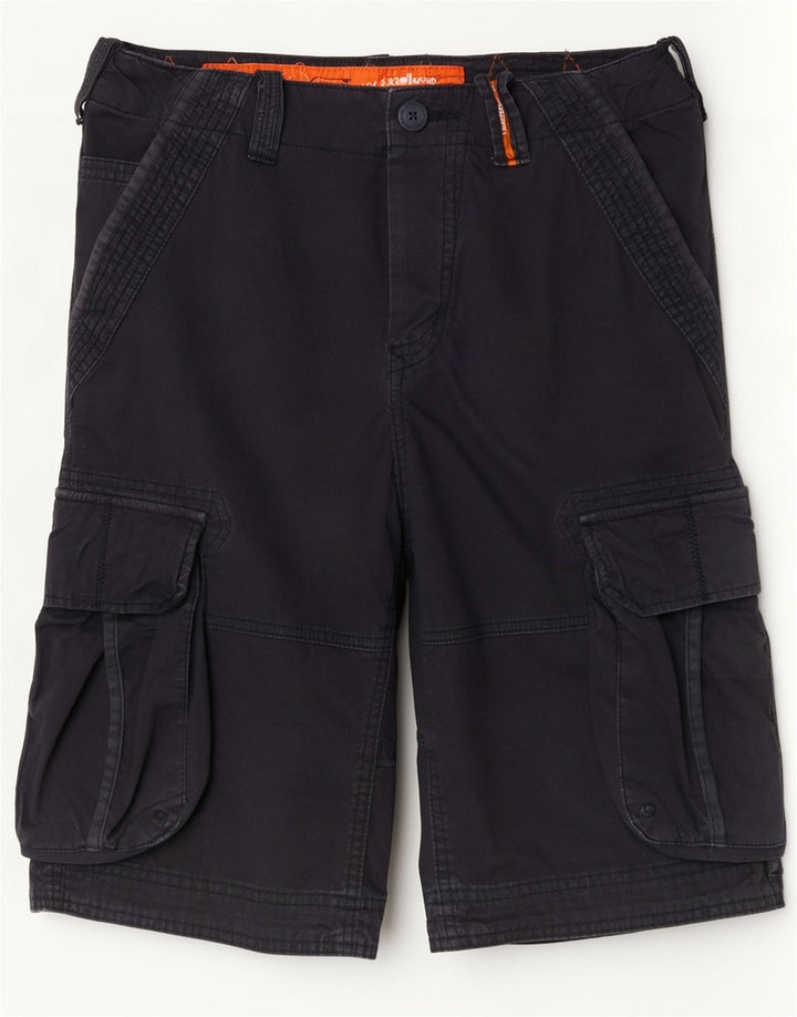 Superdry Mens Cargo Shorts Medium W32 sötétkék pamut