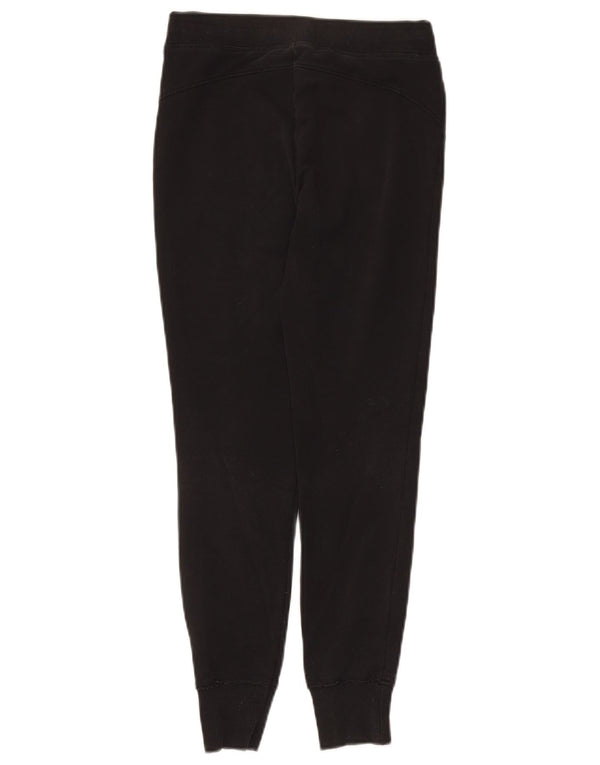 Hollister Womens Graphic Trainingshose Jogger UK 6 XS Schwarz Baumwolle