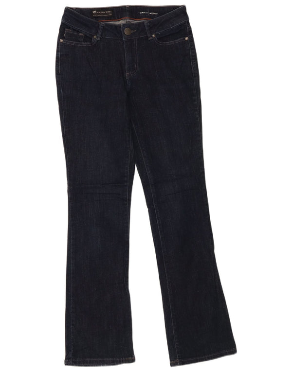 Lee Womens Modern Rise Curvy Bootcut Jeans W30 L32 Azul Marinho