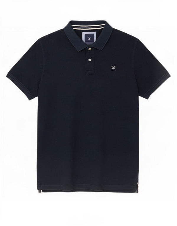 Crew Clothing Polo Homme XL Bleu Marine Coton