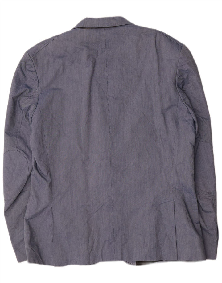 Jack & Jones Jachetă pentru bărbați cu 2 nasturi IT 56 3XL Bumbac albastru