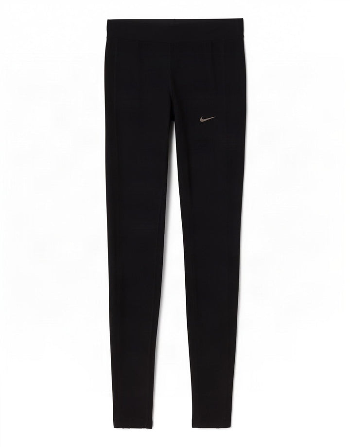 Nike Dame Dri Fit Leggings UK 4 XS Sort Polyester