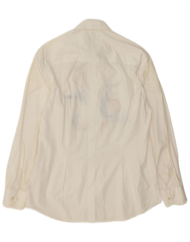 Emmanuel Schvili Womens Warner Bros Graphic Shirt IT 42 Medium White Floral